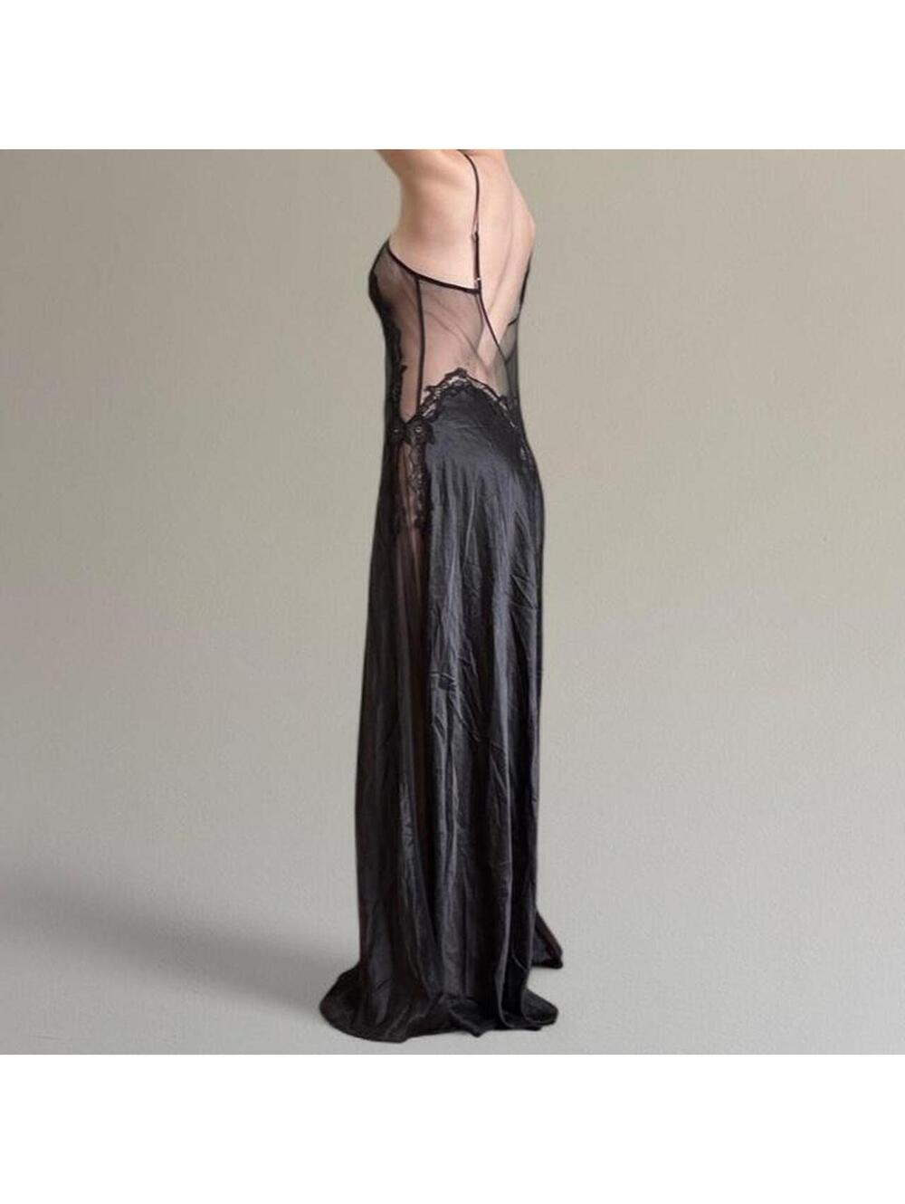 Vintage Victoria’s Secret 100% silk maxi slip dress